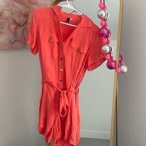 Kut from the Kloth Coral Jumpsuit